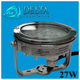 27 W Submersible LED Light | Delta Fountains