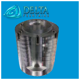 Acrylic Ground Effect Nozzle | Delta Fountains