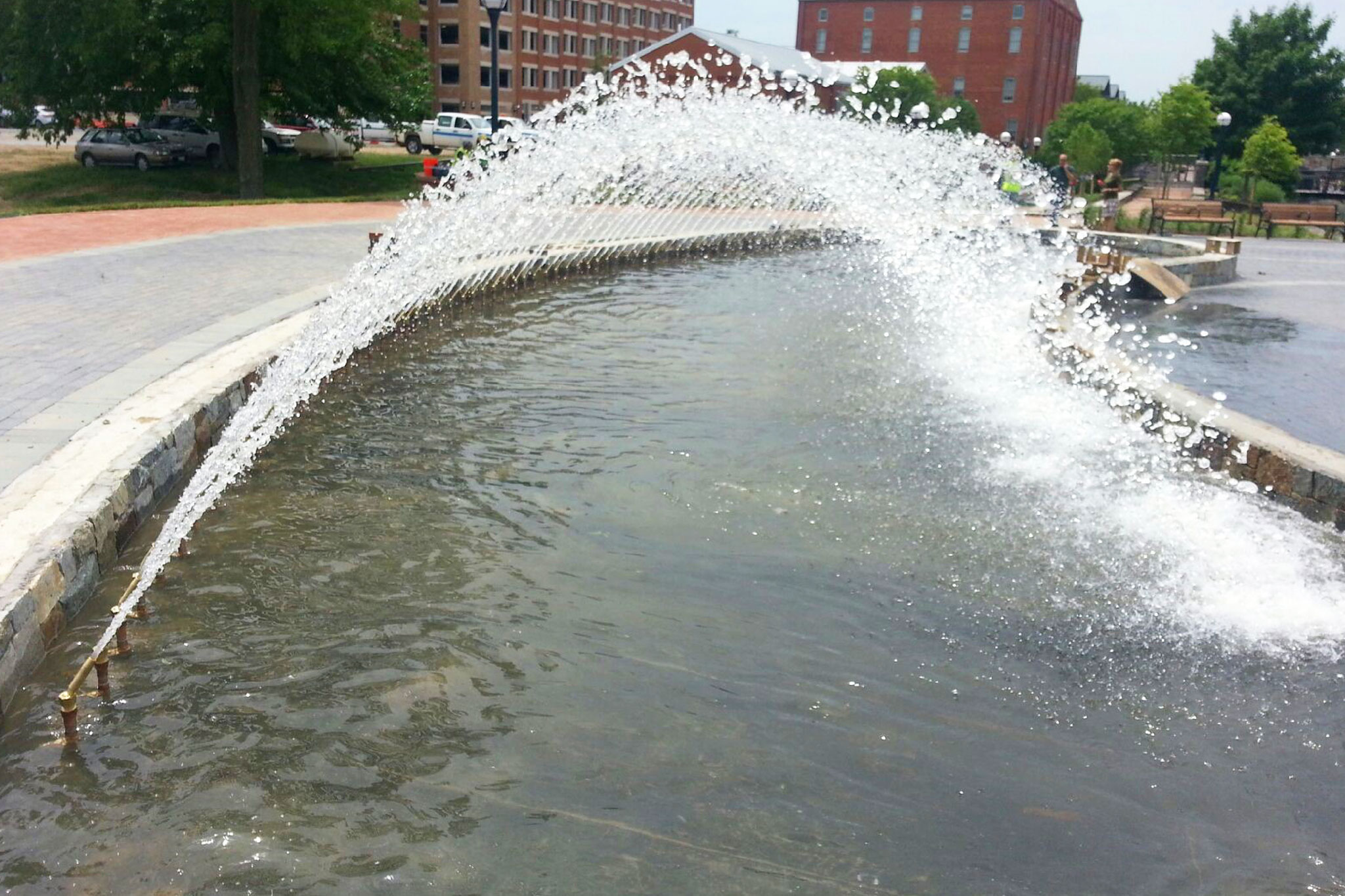 Carroll Creek Galleria Fountain Delta Fountains