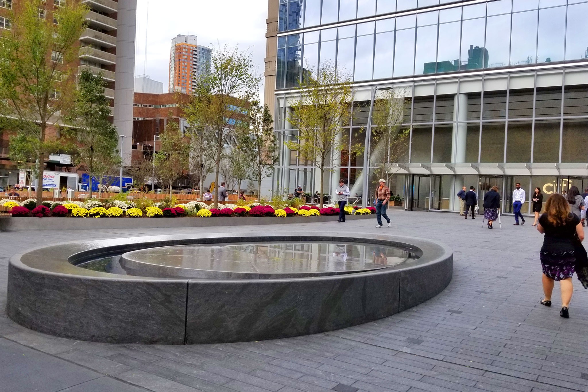 388 Greenwich St NY Citi Group | Delta Fountains Courtyard Fountain