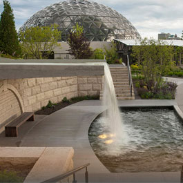 Des Moines Botanical Garden Waterfall