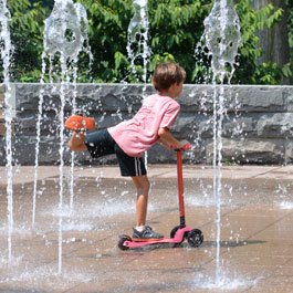 Delta Fountains Harlem Meer Interactive Water Feature