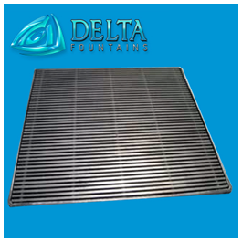 Delta Fountains Square Drain Grate