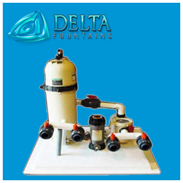 Delta Fountains Water Filter Pump Skid