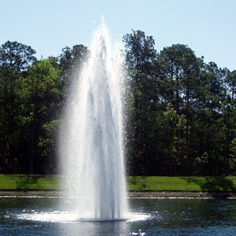 Floating Geyser Cluster Fountain
