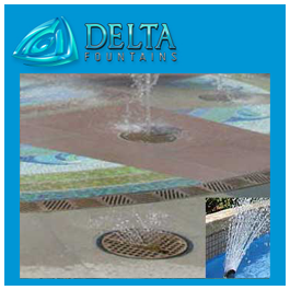 Flood Finger Jet Delta Fountains