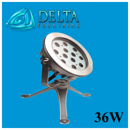 Freestanding Underwater LED Light 36 W | Delta Fountains