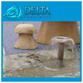 Interactive Water Feature Mushroom Fountain