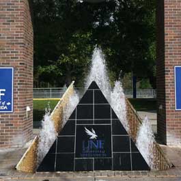 UNF Triangle Entrance Fountains