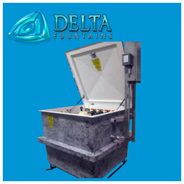 Low Profile Fountain Equipment Vault