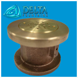 Bronze Ground Effect Bubbler Nozzle Delta Fountains
