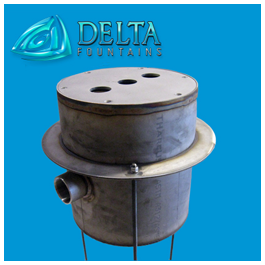 Custom Stainless Steel Discharge Sump Delta Fountains
