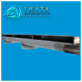 Delta Founains Custom Manufactured Drain Trough