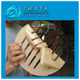 Delta Fountain Acrylic Grate