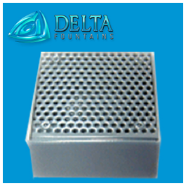 Delta Fountains Custom Gravity Drain Fitting