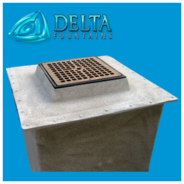 Delta Fountains Custom Manufactured Nozzle Well Fiberglass