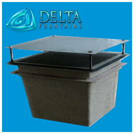 Delta Fountains Discharge Sump Fiberglass