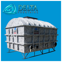 Delta Fountains Fiberglass Collector Tank