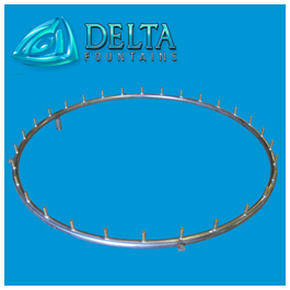 Delta Fountains Floating Spray Ring Pond Fountain