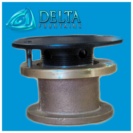 Delta Fountains Floor Inlet Fitting