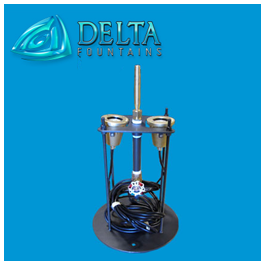 Delta Fountains Light and Nozzle Stand