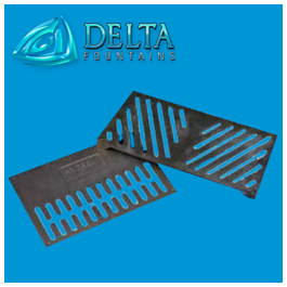 Delta Fountains Metal Custom Fountain Sump Grate