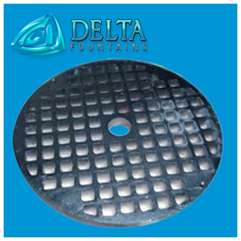 Delta Fountains Nickel Plated Bronze Grate