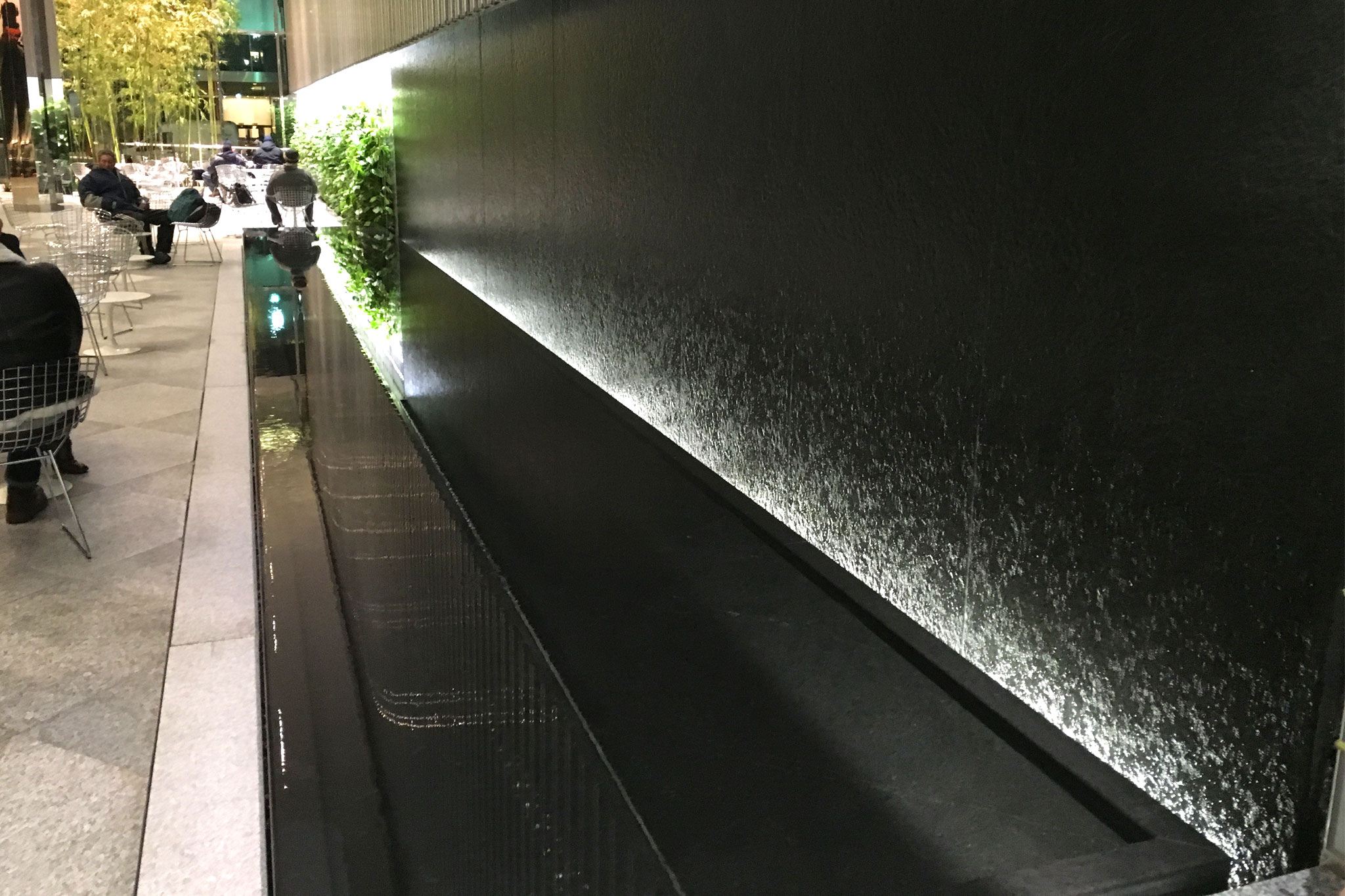 Delta Fountains Park Avenue Plaza Water Wall