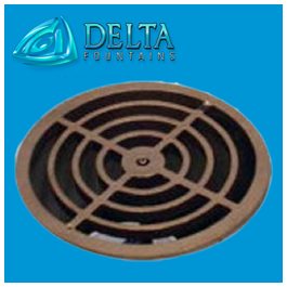 Delta Fountains Pop Ball Grate