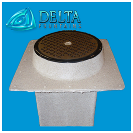 Delta Fountains Pop Jet Nozzle Well