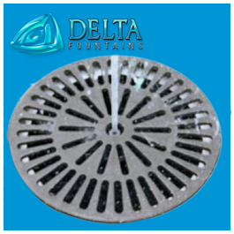 Delta Fountains Round Sump Grate