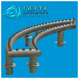 Delta Fountains Spray Bar and Header