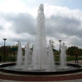 University of Southern Indiana’s Robert M. Kent Family Fountain