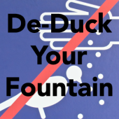 How To De-Duck Your Fountain