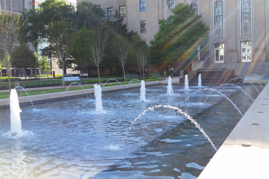 Oklahoma City Hall Municipal Fountain Design Delta Fountains