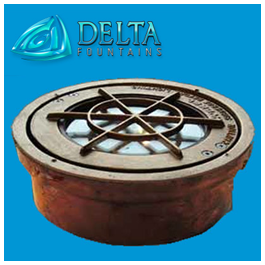 Niche Mounted Fountain Light Delta Fountains