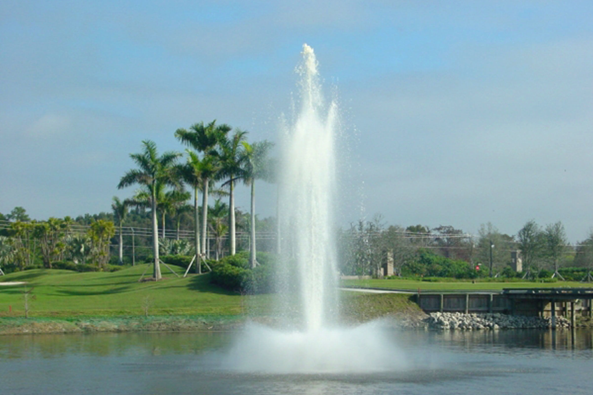 Vari-Jet Fountains for Ponds and Lakes - Delta Fountains