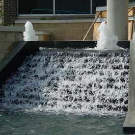 UNF Science Building Stair-Step Fountain